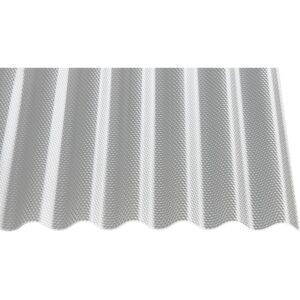 Acryl-Profilplatte Sinus 76/18 transparent 200 cm x 104