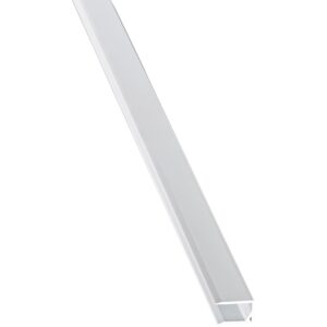 Alu-U-Profil weiß mit Tropfnase 10 mm x 1050 mm