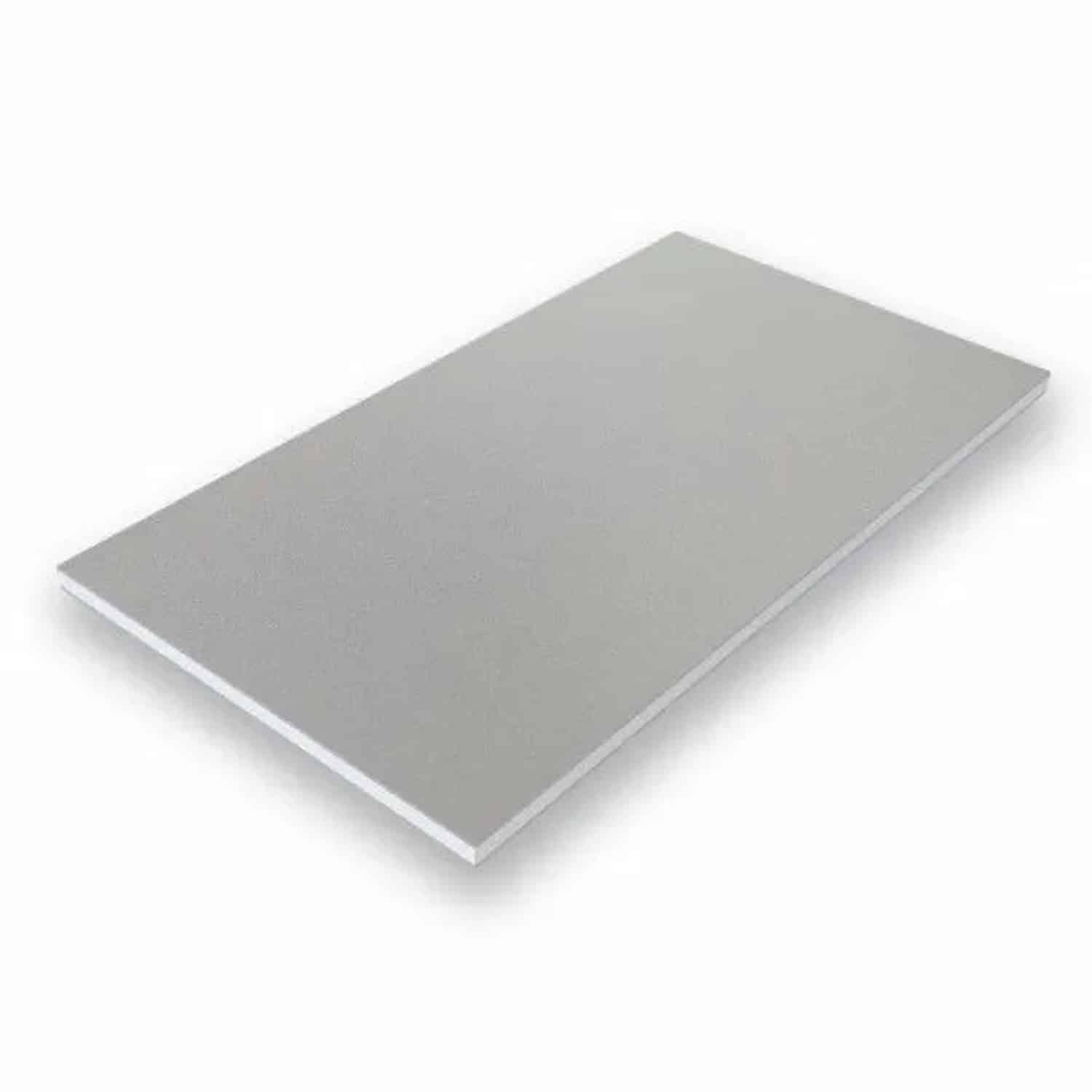 Aluverbund24 Aluverbund-Fassadenplatte Silber-Metallic/731-4mm/0