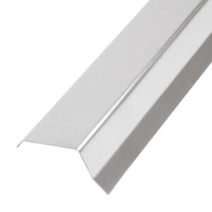 Daprona Attika Dachblech 2m x 35mm Aluminium Silber Giebelblech