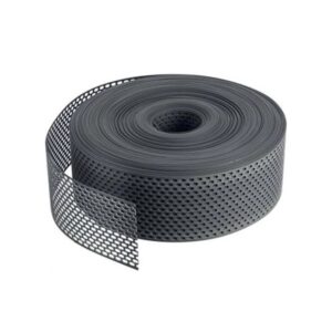 Daprona Lüftungsband Traufgitter 2x 60m x 50mm PVC Gerollt Schwarz