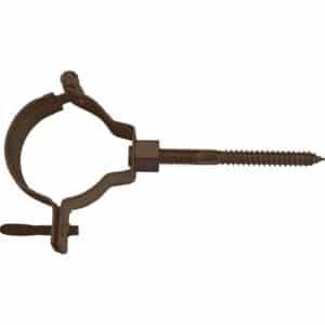 Fallrohrschelle NW 80 RAL 8028 Braun