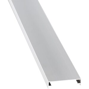 Guttagliss Alu-Zierklemmdeckel für Hohlkammerplatten 16 mm 3 m Silber
