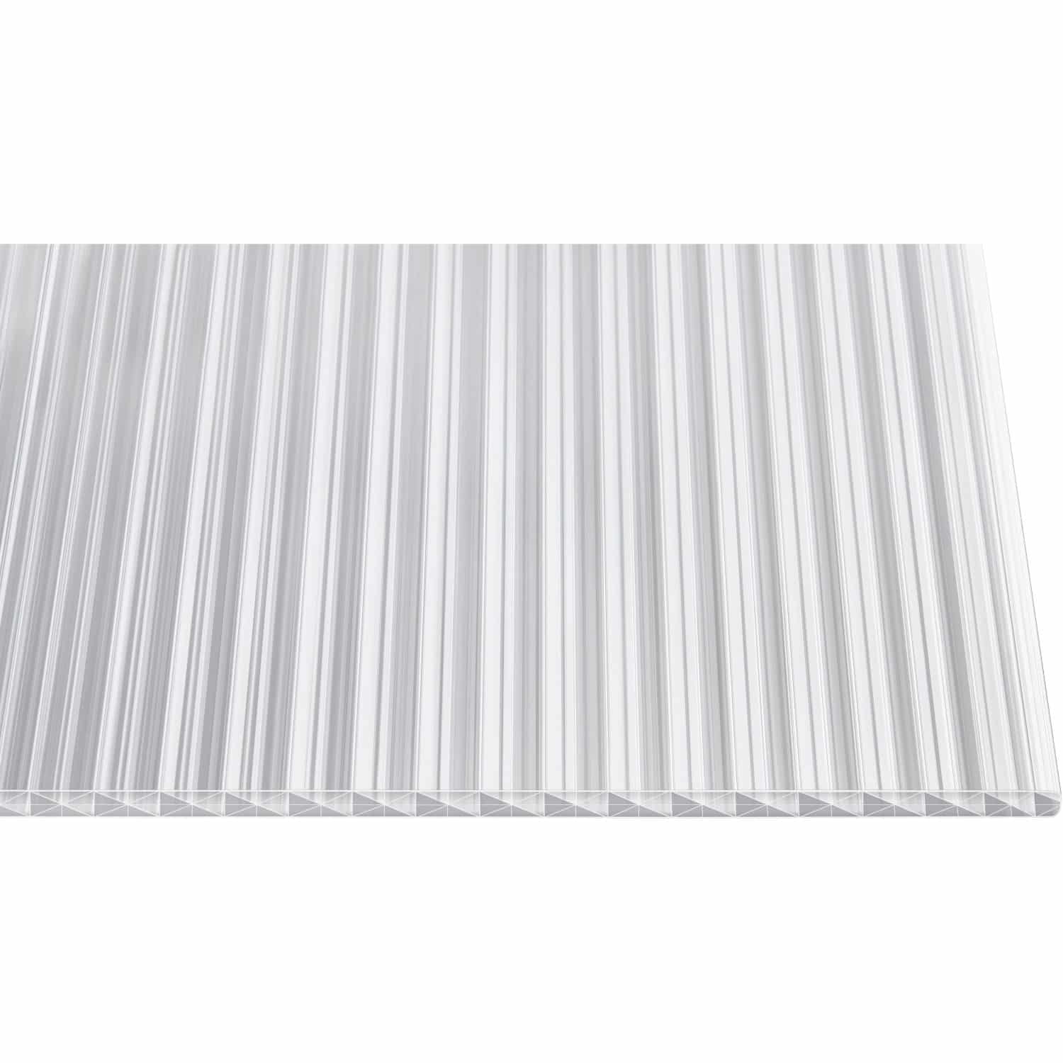 Hohlkammerplatte 16 mm transparent 200 cm x 98 cm