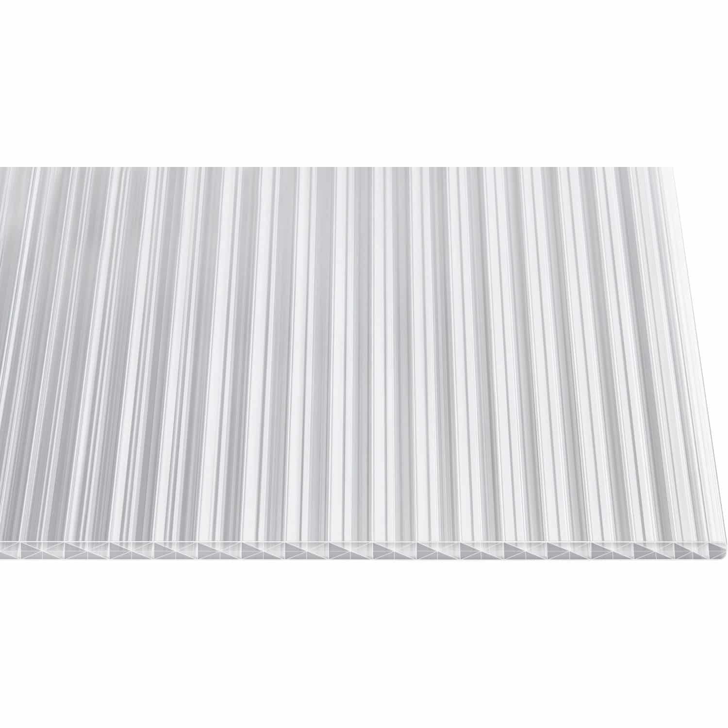 Hohlkammerplatte Dual-X 16 mm Klar 2000 mm x 1200 mm