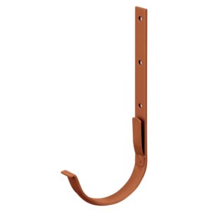 Inefa Dachrinnenhalter 20x NW 150 Halbrund Stahl Braun Befestigung Dachrinne