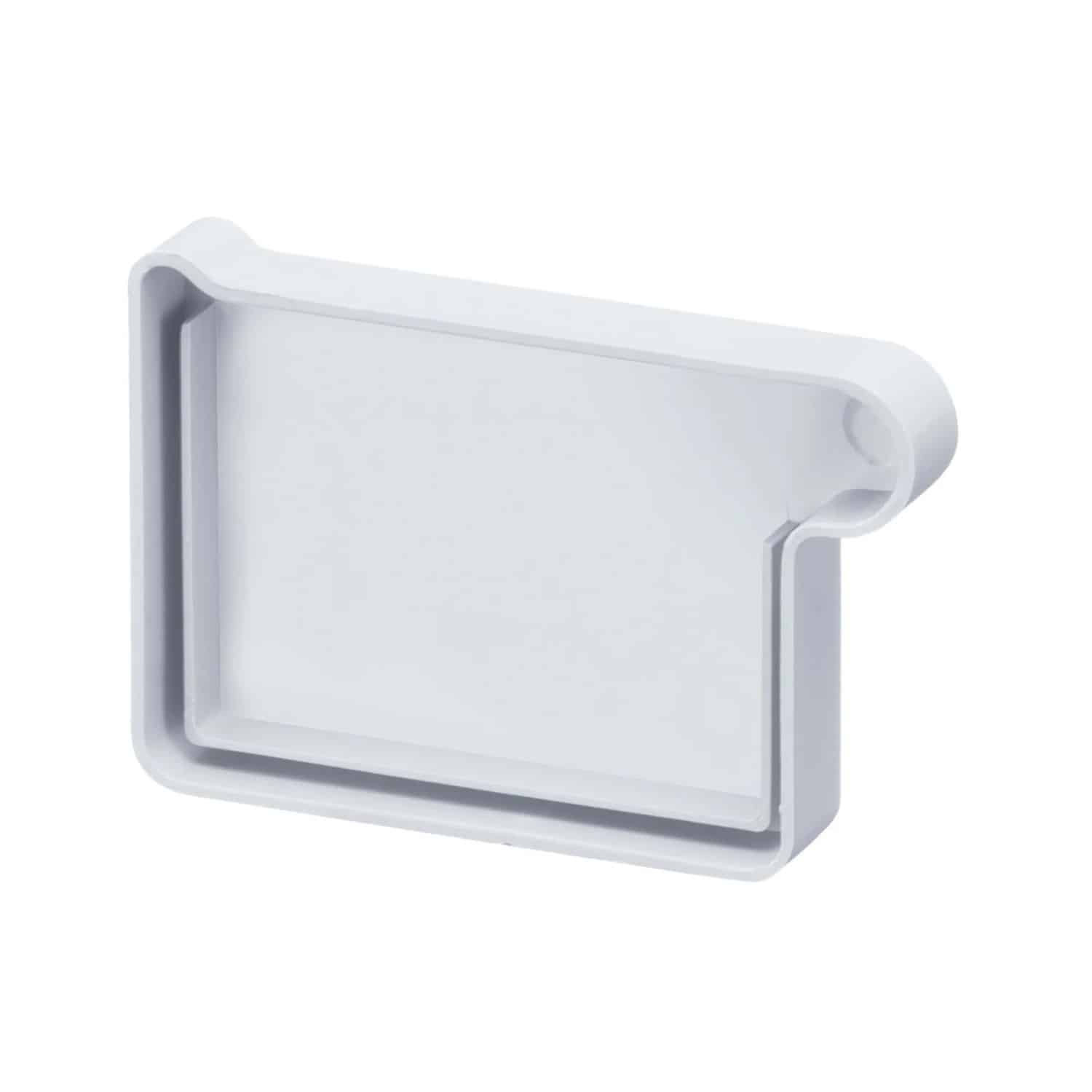 Inefa Rinnenboden Rechts PVC NW 68 Kastenrinne Weiß Abdichtung Dachrinne