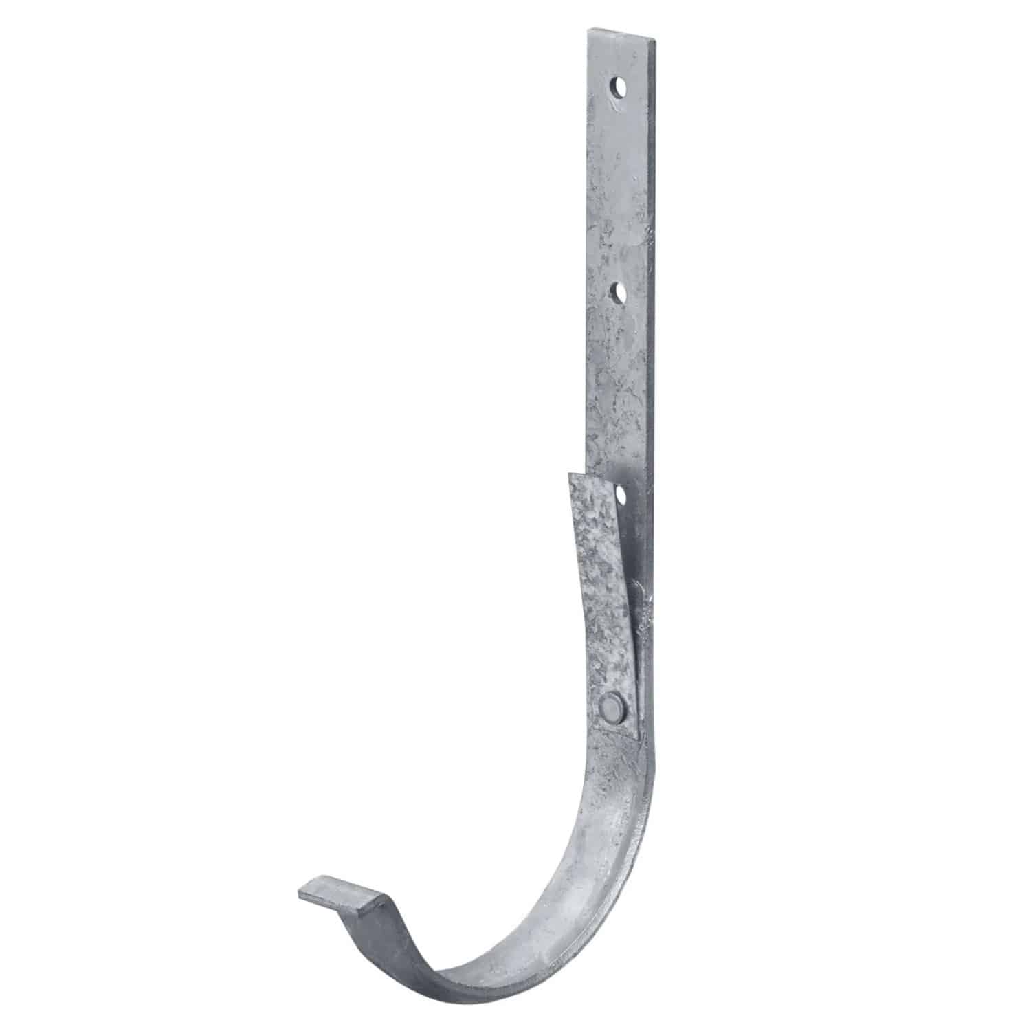 Inefa Rinneneisen 20x NW 100 Rinnenhalter Halbrund Verzinkt Silber