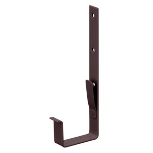 Inefa Rinnenhalter Kastenrinne Stahl NW 68 PVC Beschichtet Dunkelbraun
