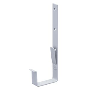 Inefa Rinnenhalter Kastenrinne Stahl NW 68 PVC Beschichtet Weiß