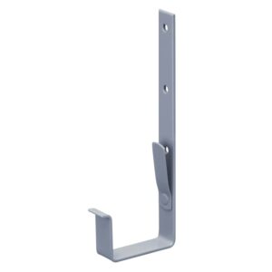 Inefa Rinnenhalter Kastenrinne Stahl NW 83 PVC Beschichtet Grau