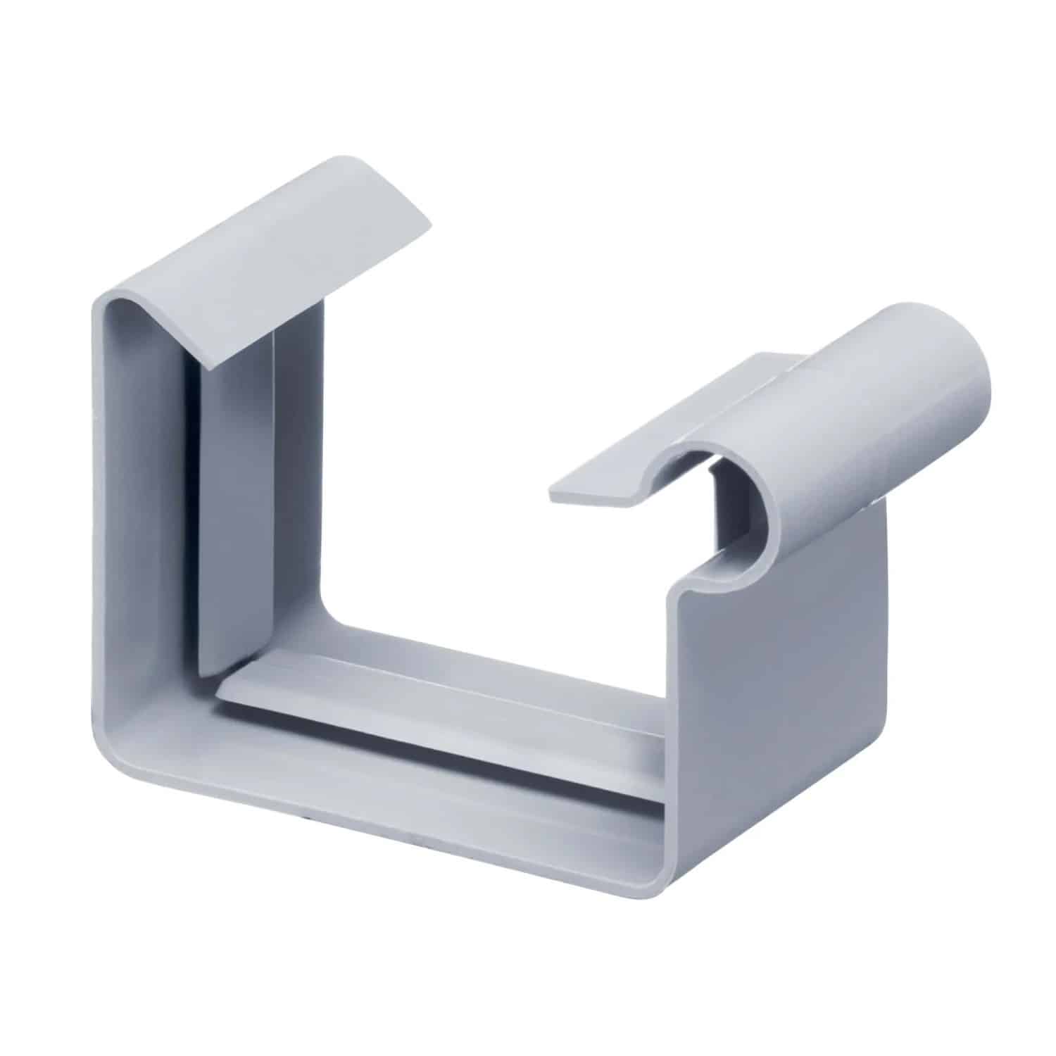 Inefa Rinnenverbinder Kastenrinne PVC NW 68 Grau Verbindungselement