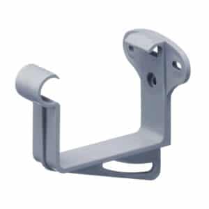 Inefa Stirnbretthalter PVC 20x NW 83 Rinnenhalter Kastenrinne Grau