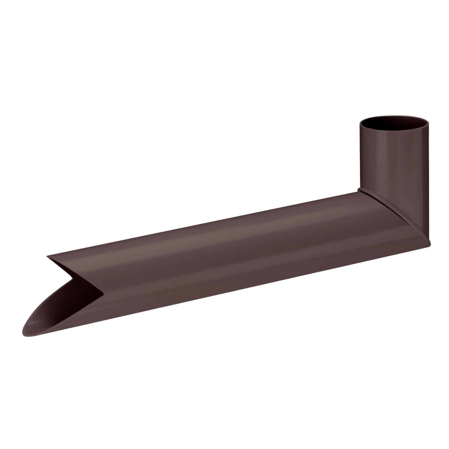 Inefa Wasserspeier Fallrohr PVC DN 50 Dunkelbraun Ableitung von Regenwasser