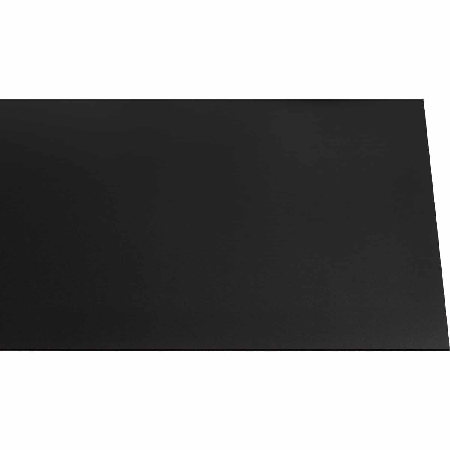 Kunststoffplatte Guttagliss Hobbycolor Schwarz 50 cm x 125 cm