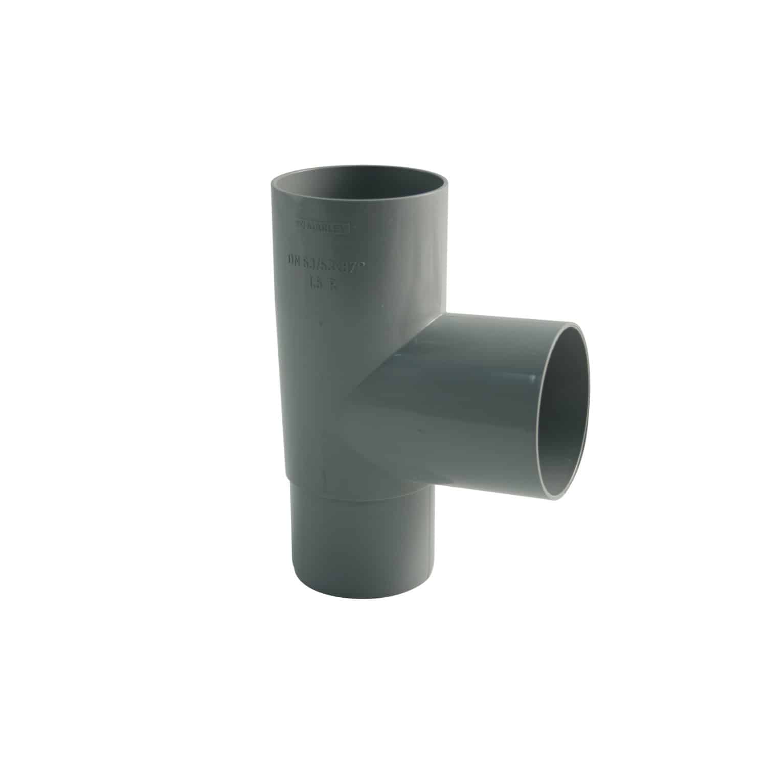 Marley Fallrohr-Abzweig 87 Grad DN 53/53 Grau