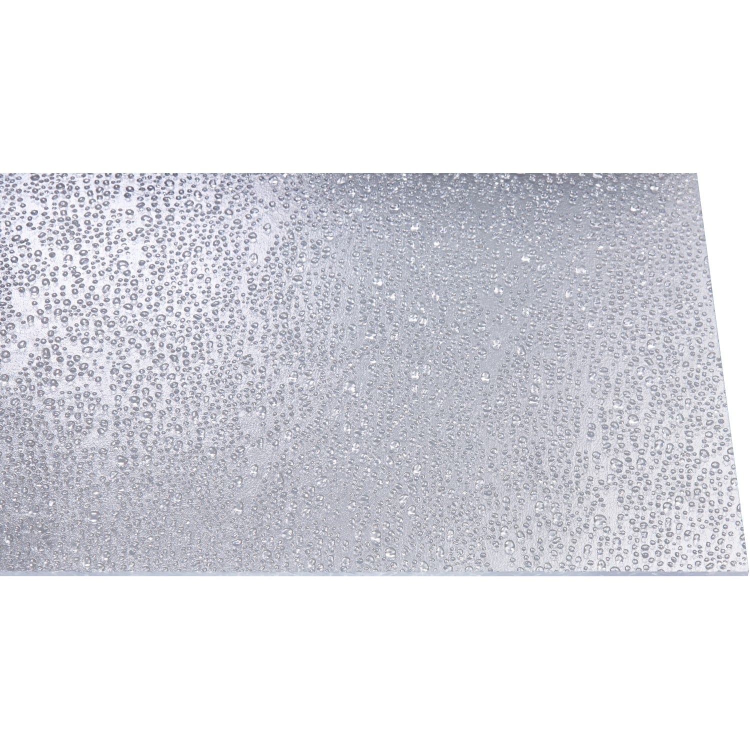 Polystyrol-Platte 5 mm Tropfen Transparent 1000 mm x 1000 mm