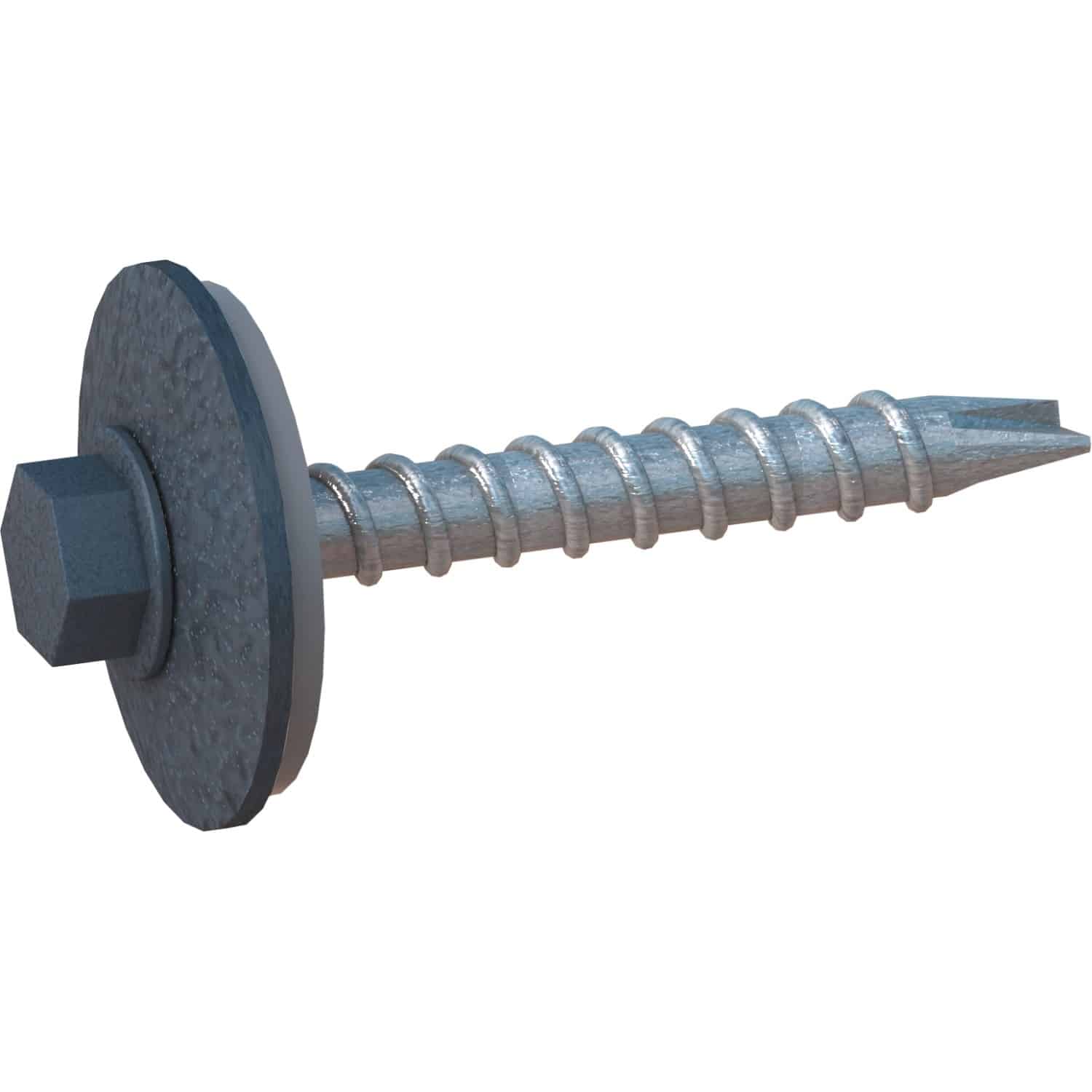 SDF Dach- & Fassadenbauschrauben Alu-Anthrazit 6 mm x 38 mm