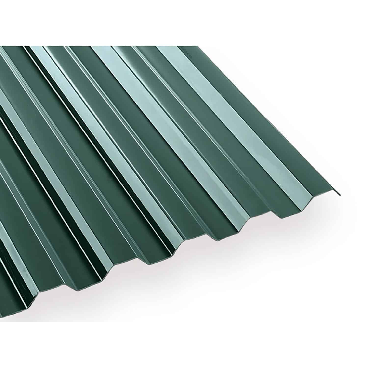 T&J PC-Spundwandplatte K76/18 Tejerepro Grün 3.500 mm x 1.115 mm