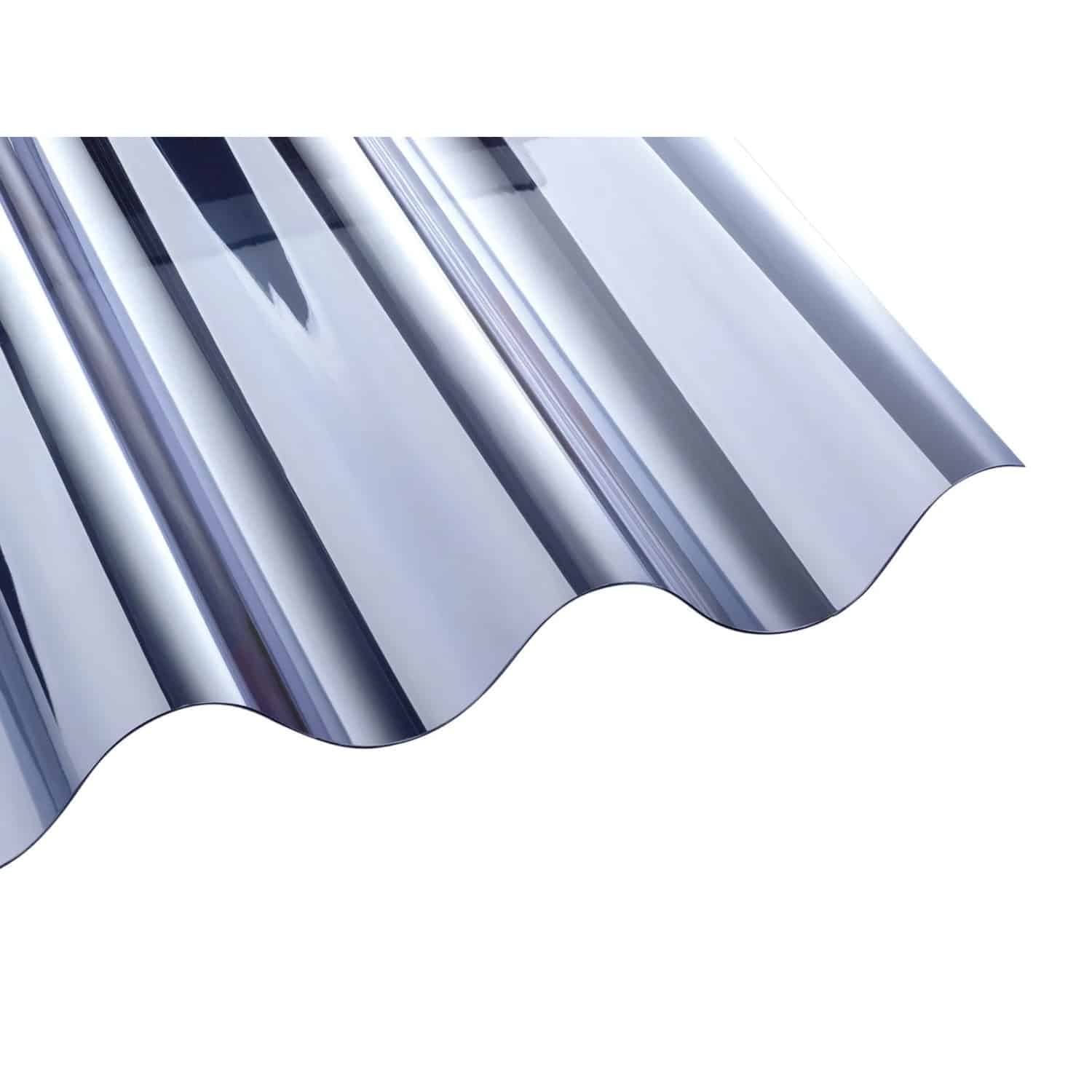 T&J PVC-Lichtplatte Welle5 Glasklar 1.600 mm x 920 mm x 1