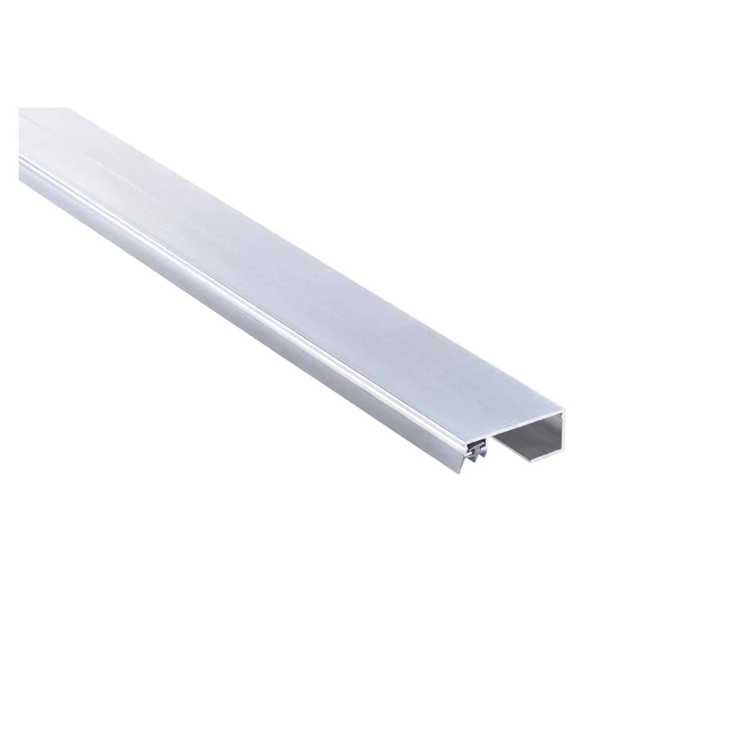 T&J Universalsystem 60-Randoberprofil für 8/10 mm inkl. Dichtung 6.000 mm