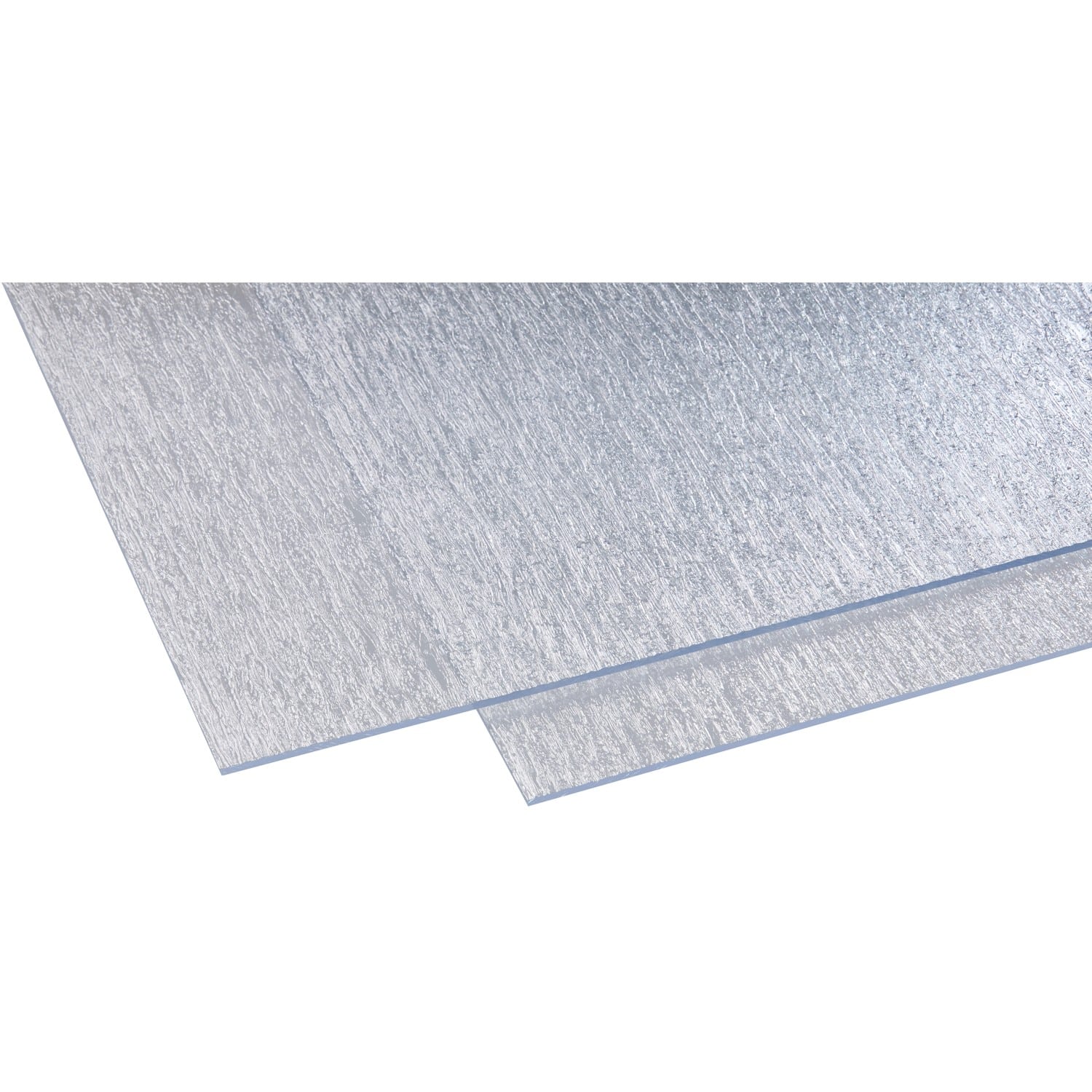 Türfüllung Polystyrol 5 mm Rinde fein Transparent 1420 mm x 660 mm