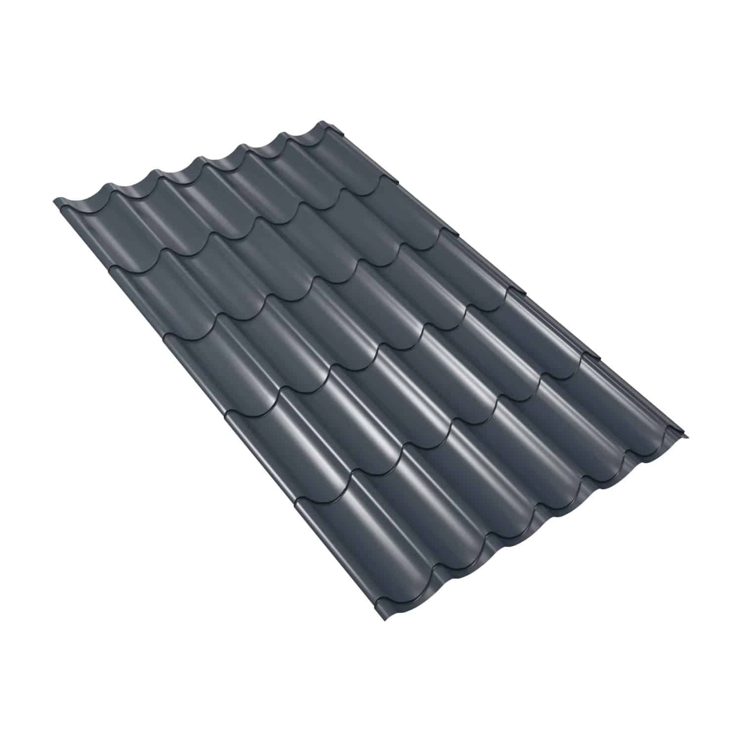 Weckman Pfannenblech Typ 2 Anthrazit 3.250 mm x 1.140 mm x 0