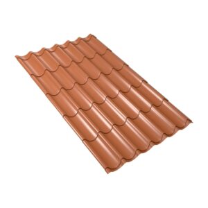 Weckman Pfannenblech Typ 2 Ziegelrot 1.150 mm x 1.140 mm x 0