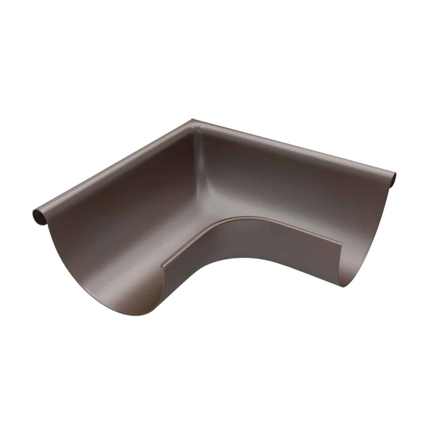 Zambelli Rinnenwinkel 90 Grad Halbrund Außen 333/6 teilig Zink Kupferbraun